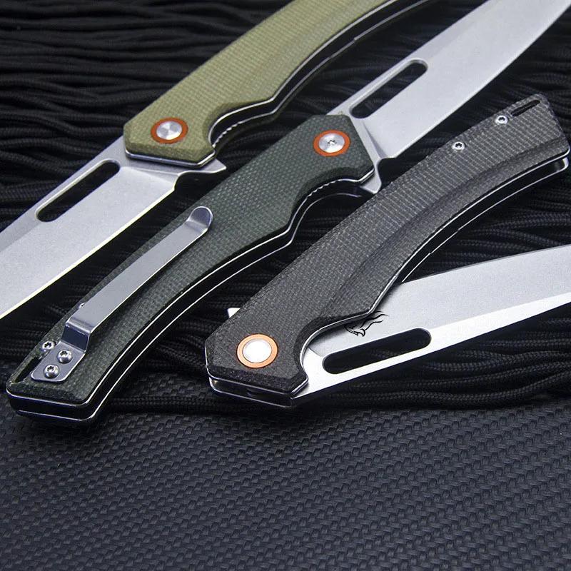 ETIGER FT957 wiches couteau pliant, manche en fibre AREX, camping en plein air, chasse, pêche, rando