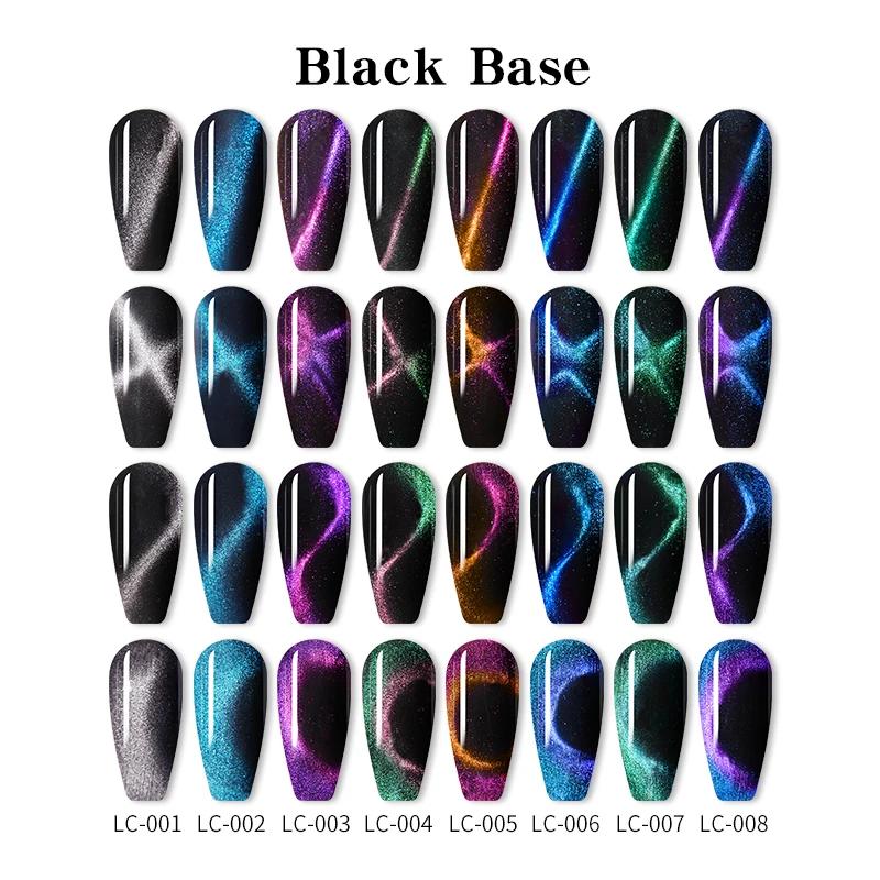 LILYCUTE 7ml 9D chat magnétique Gel vernis à ongles aimant irisé Semi Permanent tremper UV LED manuc