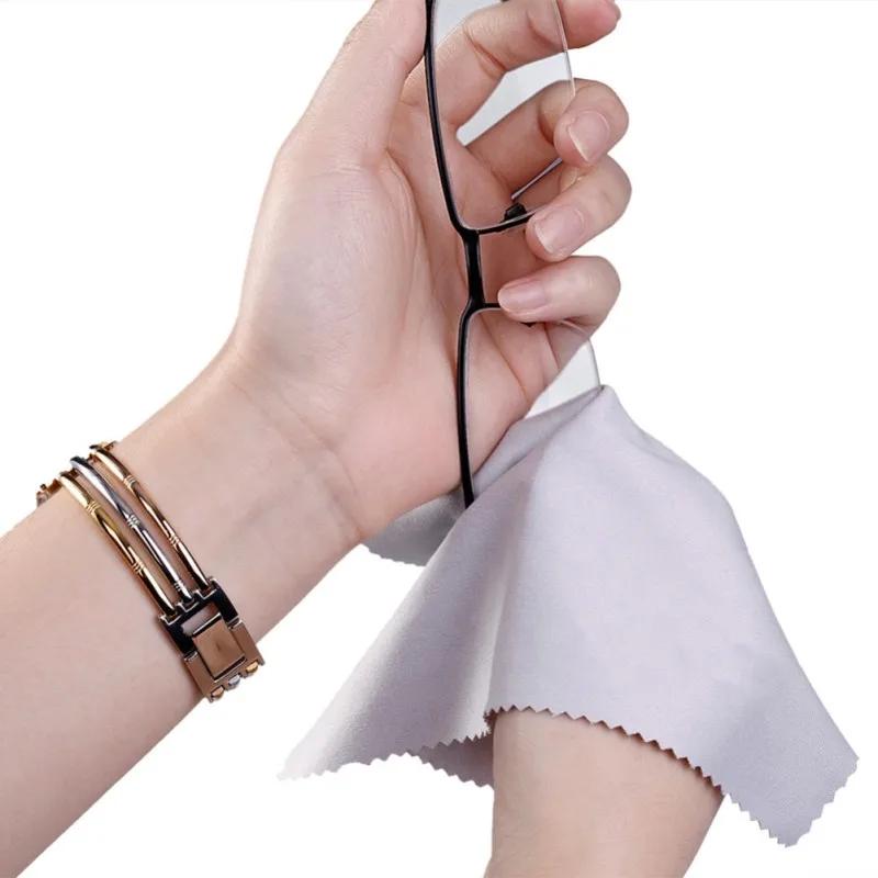 Nettoyeur de lunettes en microcarence, lingette pour lunettes, accessoires de lunettes, vêtements po