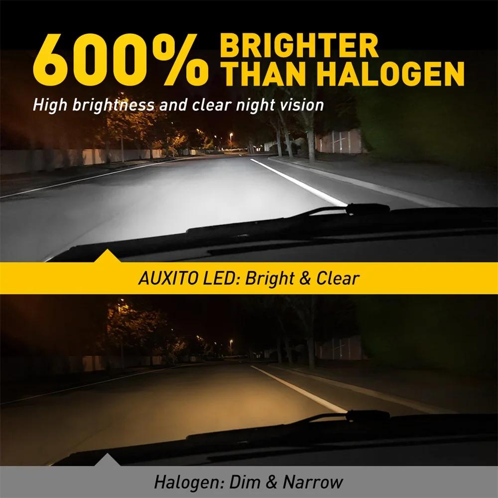 AUXITO – phare de voiture LED H4 9003 H8 H11 9012, ampoule CANBUS 100W 20000LM 9005, lampe pour BMW 