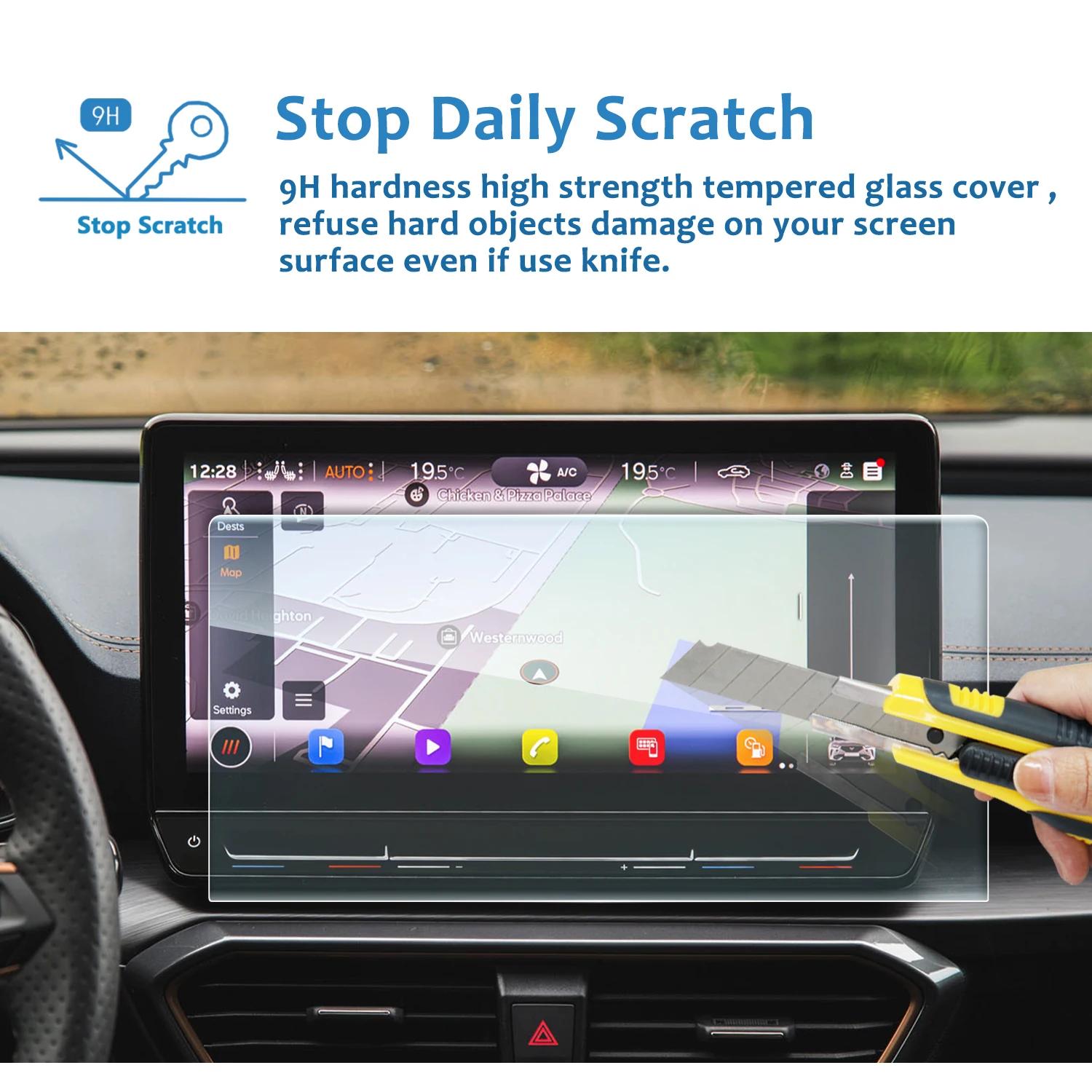LFOTPP Protecteur d'écran pour Cupra Formentor 2021 2022 2023 2024 12-Inch GPS Navigation Touch Disp