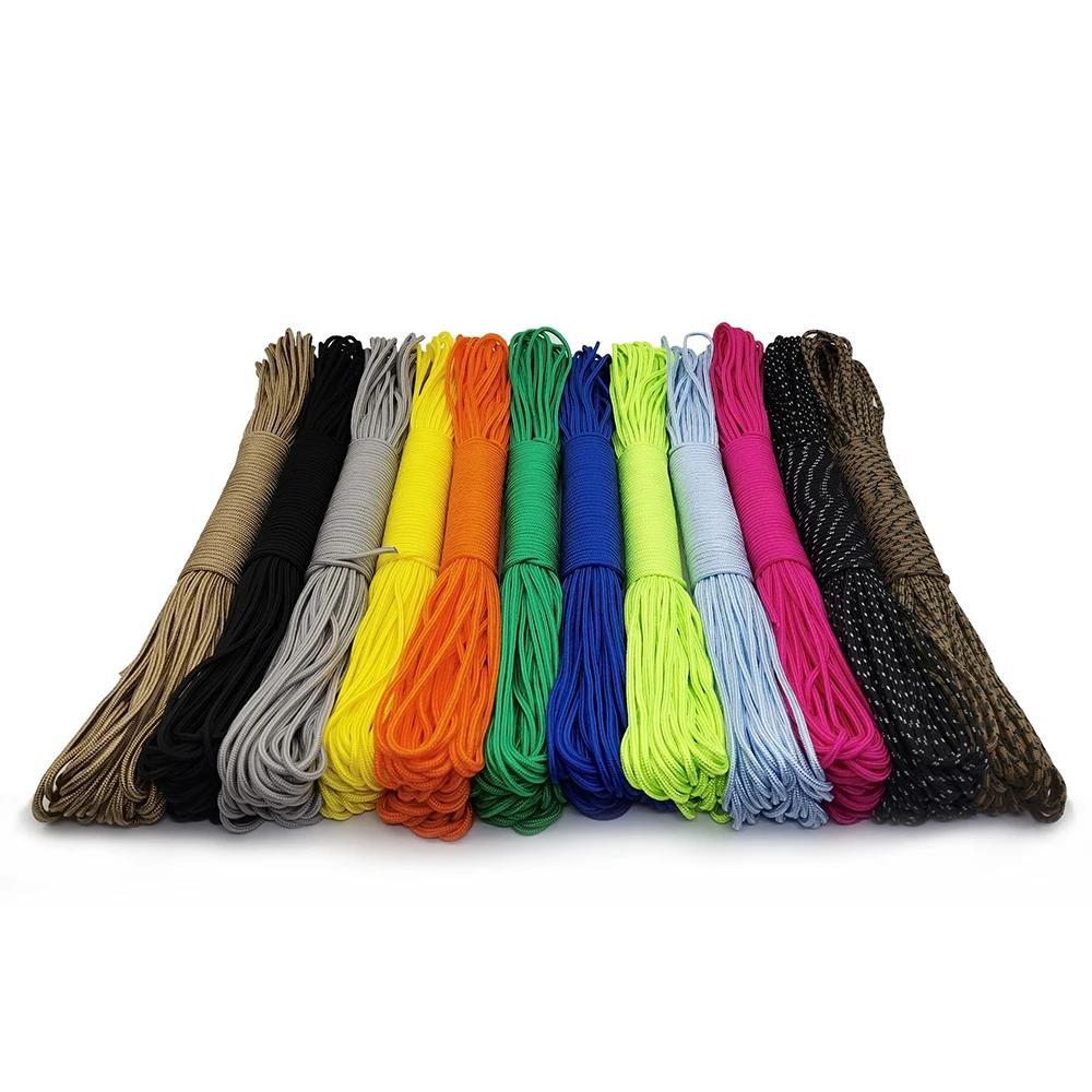 100ft 3mm Paracord lanière corde Parachute cordon randonnée Camping corde à linge Bracelet tactique 