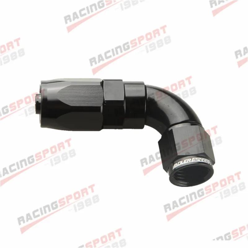 Raccord pivotant en aluminium à 45/90 degrés AN4 AN6 AN8 AN10 AN12 à débit maximal pour extrémité de