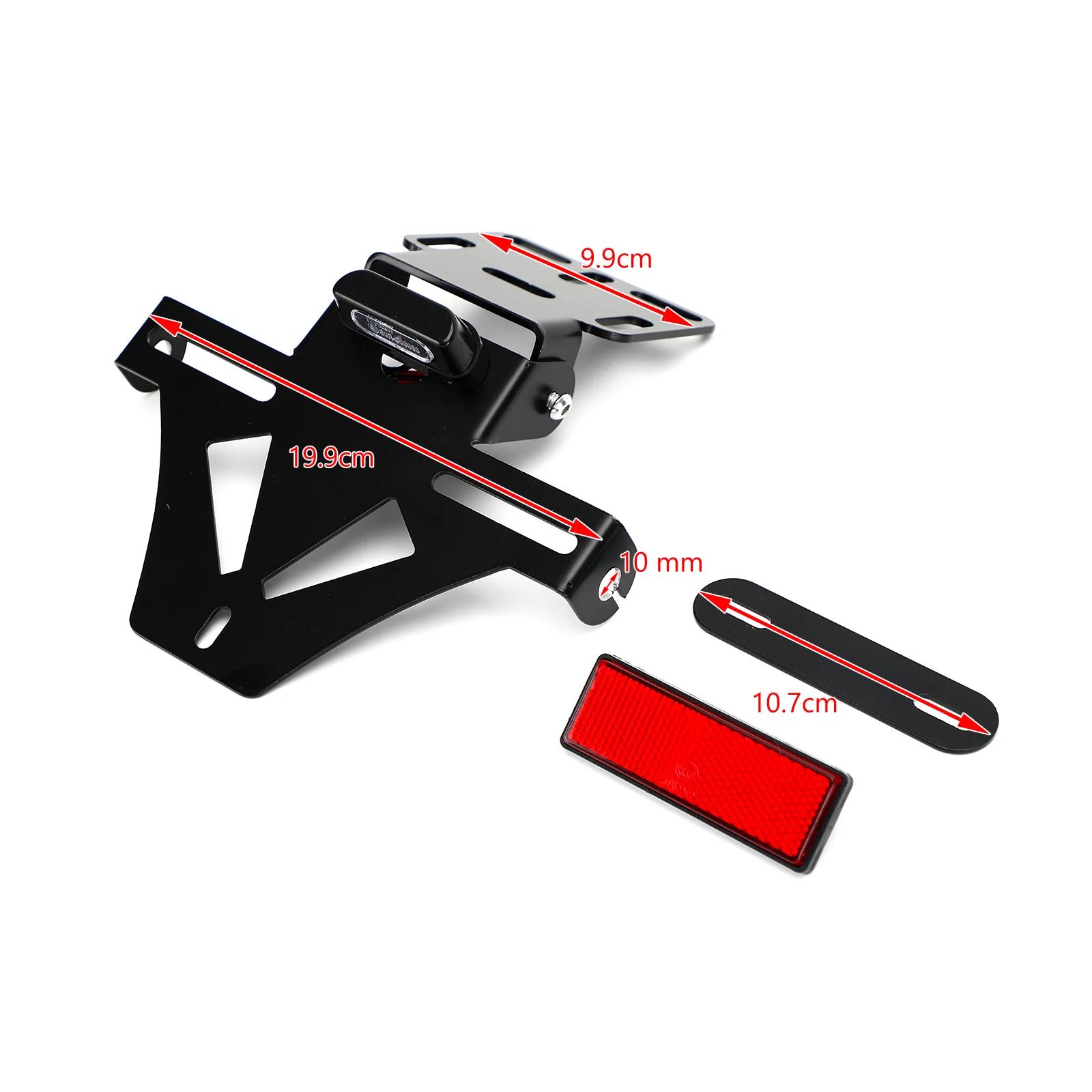 Cadre de plaque d'immatriculation universel pour moto, planificateur d'angle réglable, support de su
