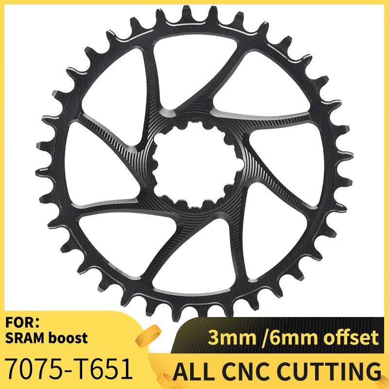 Plateau de pédalier SRAM Gx xx1 Eagle GXP, 6mm, argent, pour vtt rond, étroit et large, 28T, 30T, 32