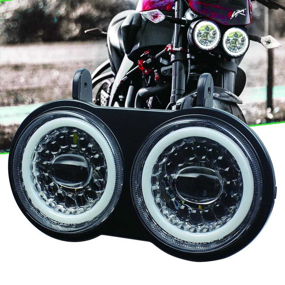 Phare LED double lumière pour moto, pour Buell XB modèle 2003 – 2010
