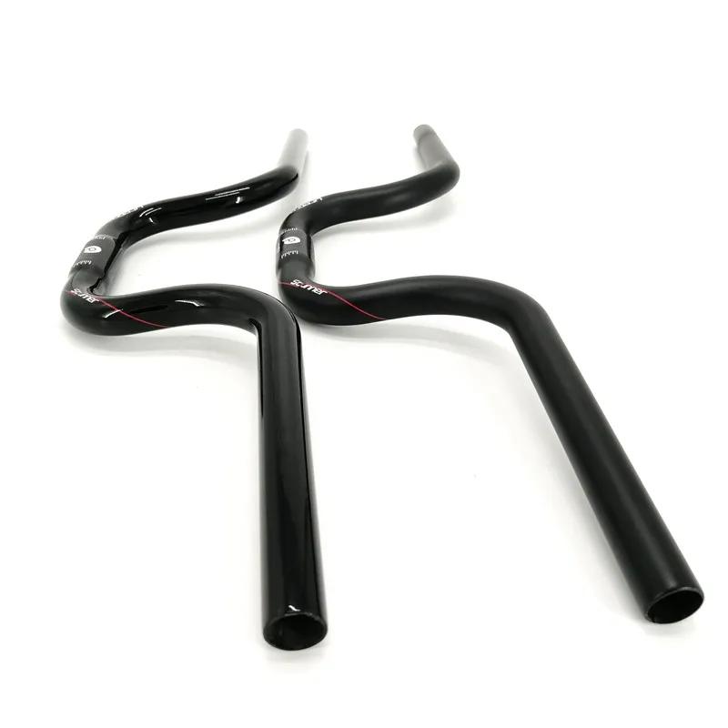 Litepro guidon ultraléger en forme d'hirondelle en Fiber de carbone 25.4mm 580mm 540mm pour guidon d