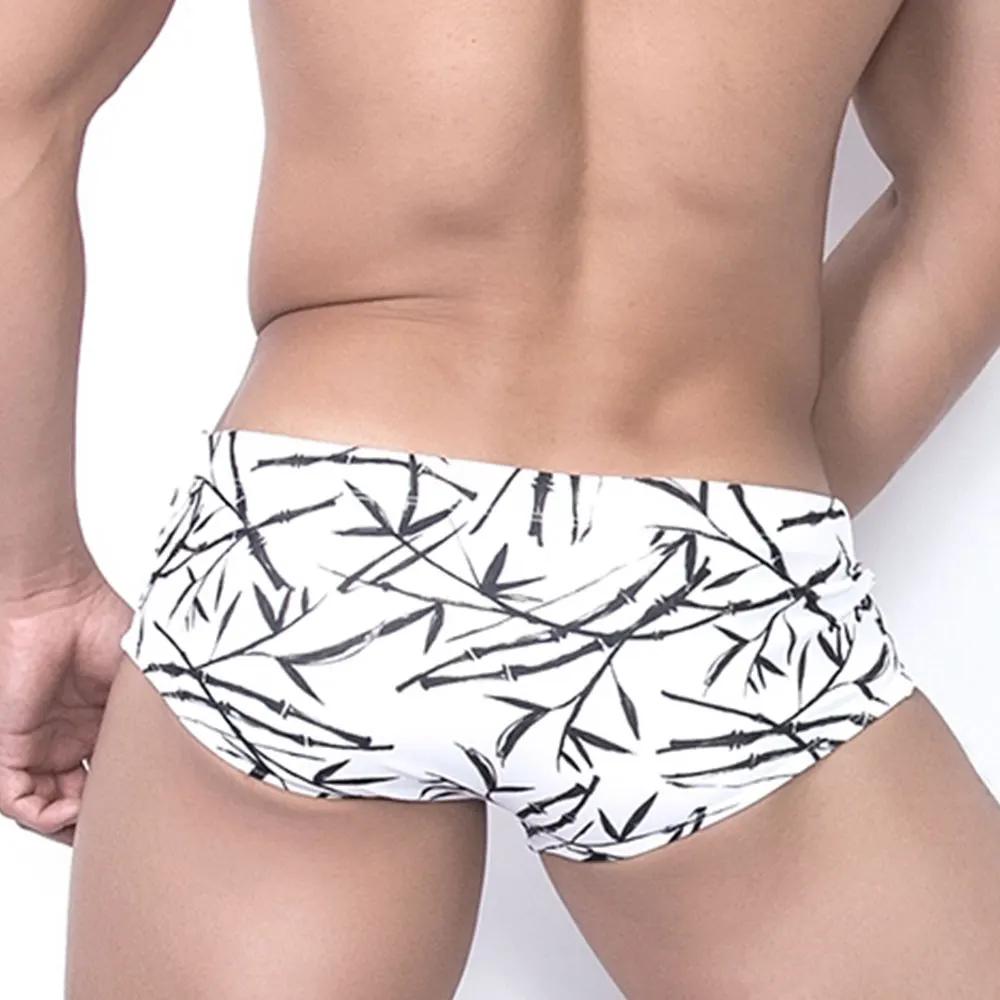 UXH hommes maillot de bain push-up maillots de bain taille basse maillots de bain surf plage Spandex