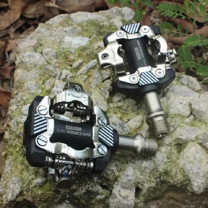 RACEasy-Pédales de VTT autobloquantes, repose-pieds VTT, repose-pieds VTT avec clip, assistance de p