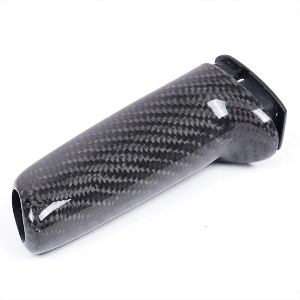 Couvercle de poignée de frein à main universel en fibre de carbone véritable pour BMW F32 F33 F36 E6