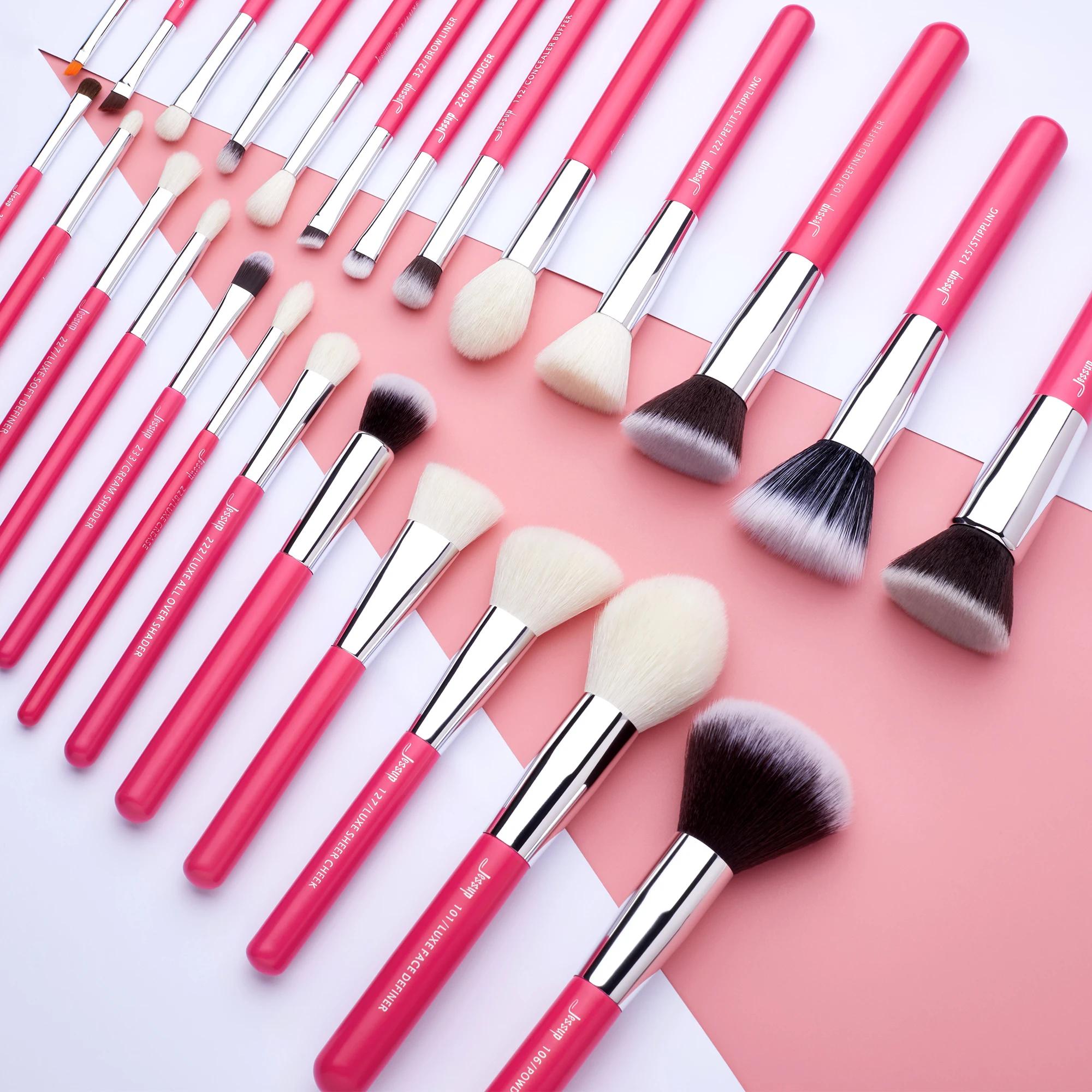 Jessup pinceaux de maquillage ensemble 25 pièces pinceau de maquillage professionnel, fond de teint 