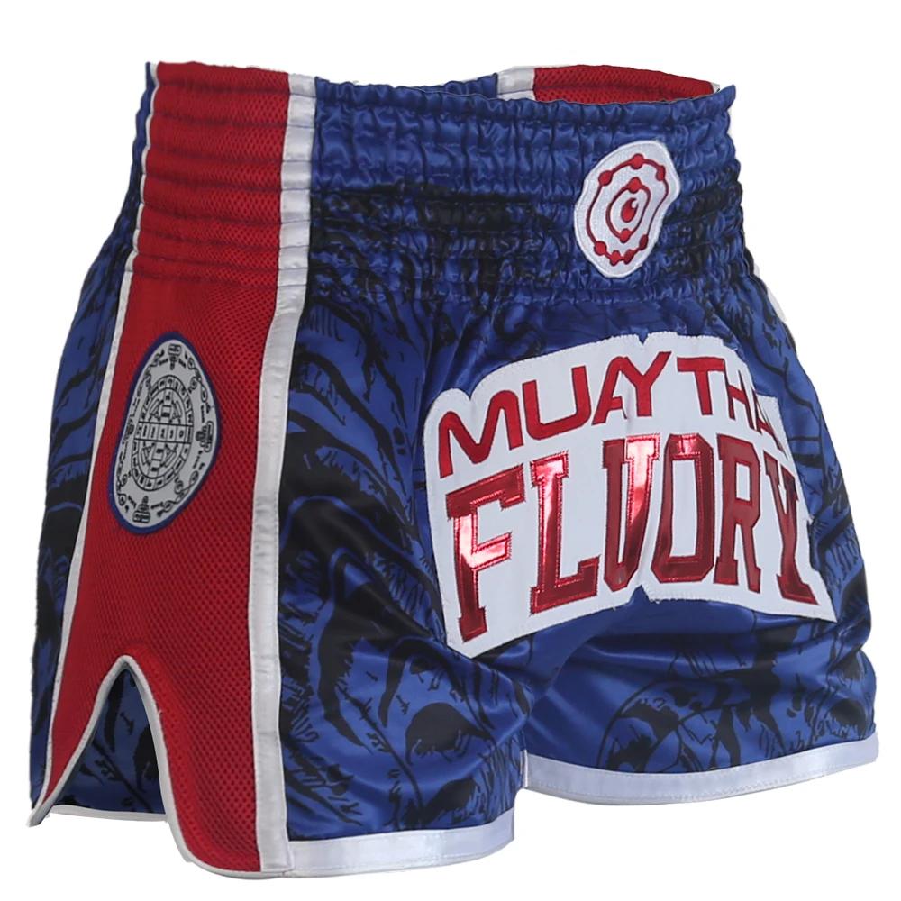 FLUORY Muay Thai Shorts Combat gratuit Arts martiaux mixtes boxe entraînement Match pantalon hommes 