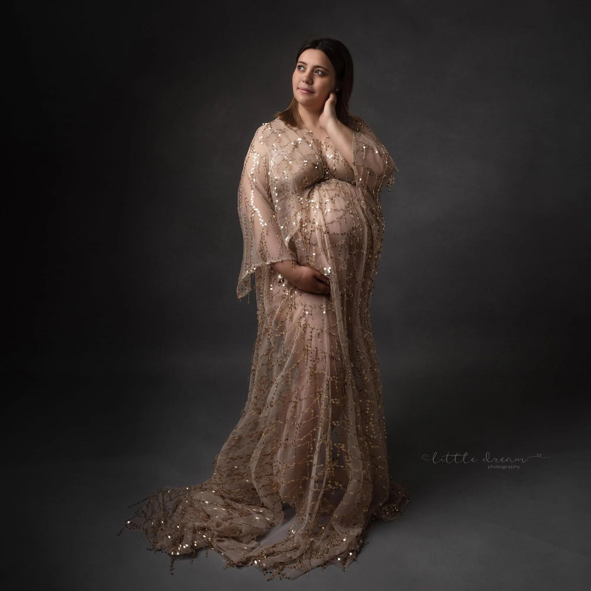 Don & Judy-Robe Maxi à Paillettes pour Femme, Tenue de Séance Photo, Style Boho, Cadeau de ixPréChri