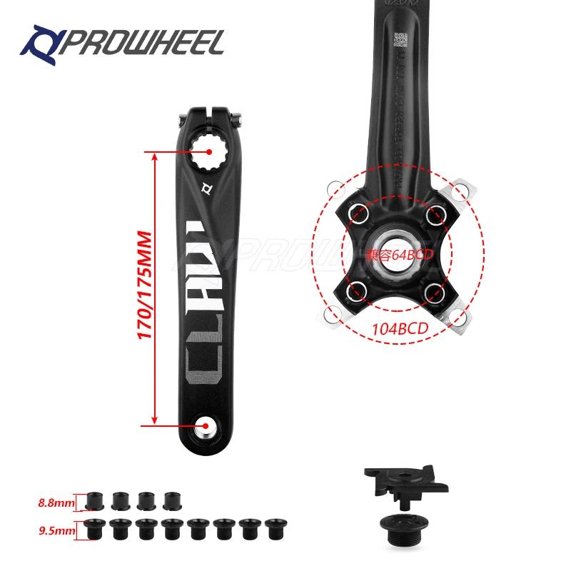 PROWHEEL-Pédalier de vélo de montagne commencerBCD, manivelle et support rapide astronomique, manive