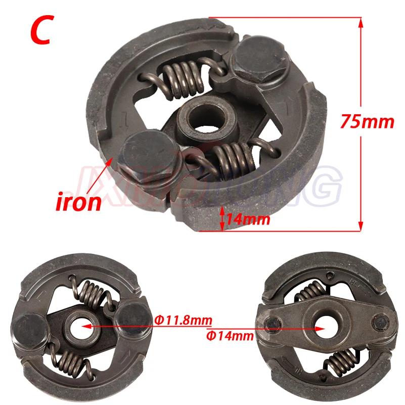 2 temps 47cc 49cc aluminium ou fer Minimoto embrayage centrifuge alliage Mini Moto Dirt Bike Atv Qua