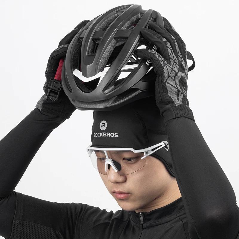 ROCKBROS casquettes de cyclisme coupe-vent thermique polaire vtt casquette de vélo Ski équitation mo