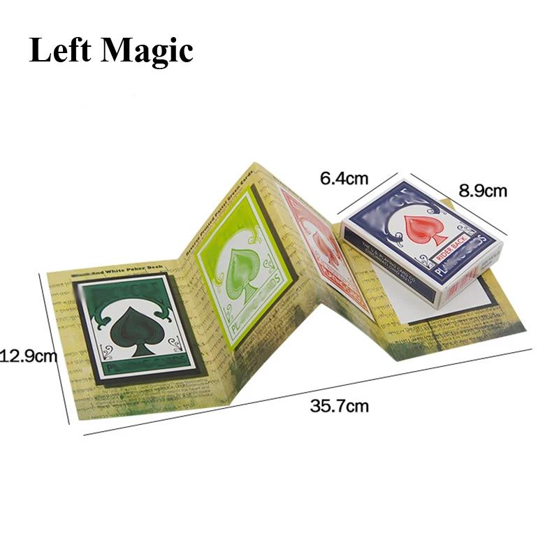 Jeu de cartes tours de magie 3D, publicité, tours de magie amusants, jeu de cartes, magicien, gros p