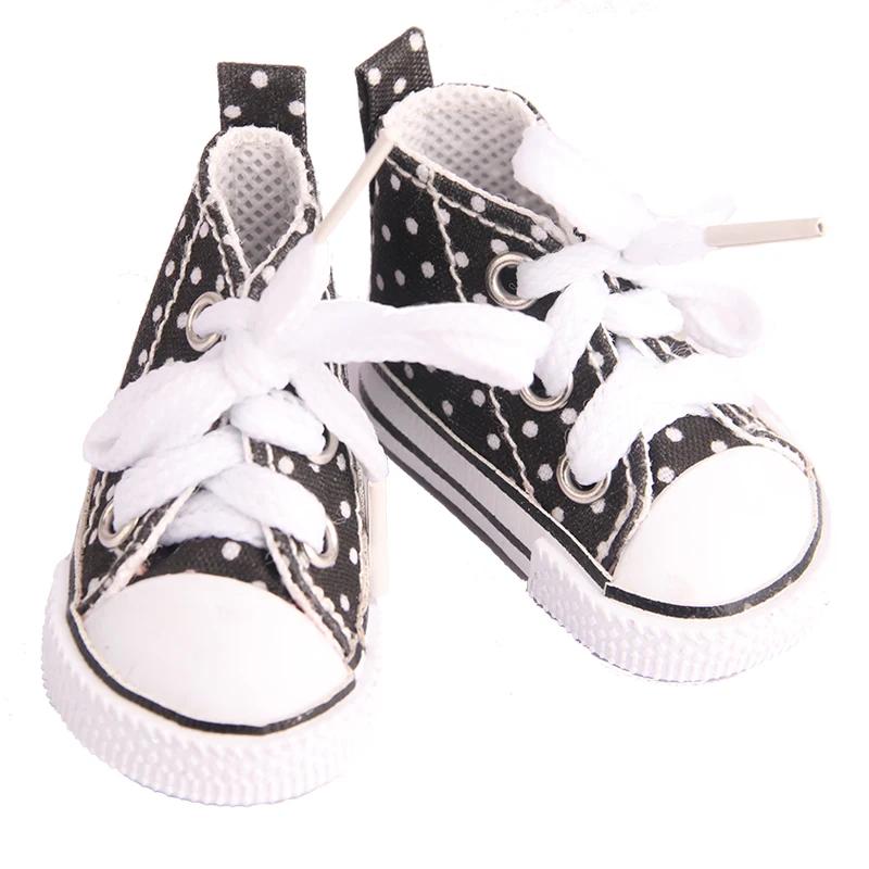 Chaussures en toile pour poupée EXO Nancy, 5cm, faites à la main, 12 couleurs, Mini chaussures en to