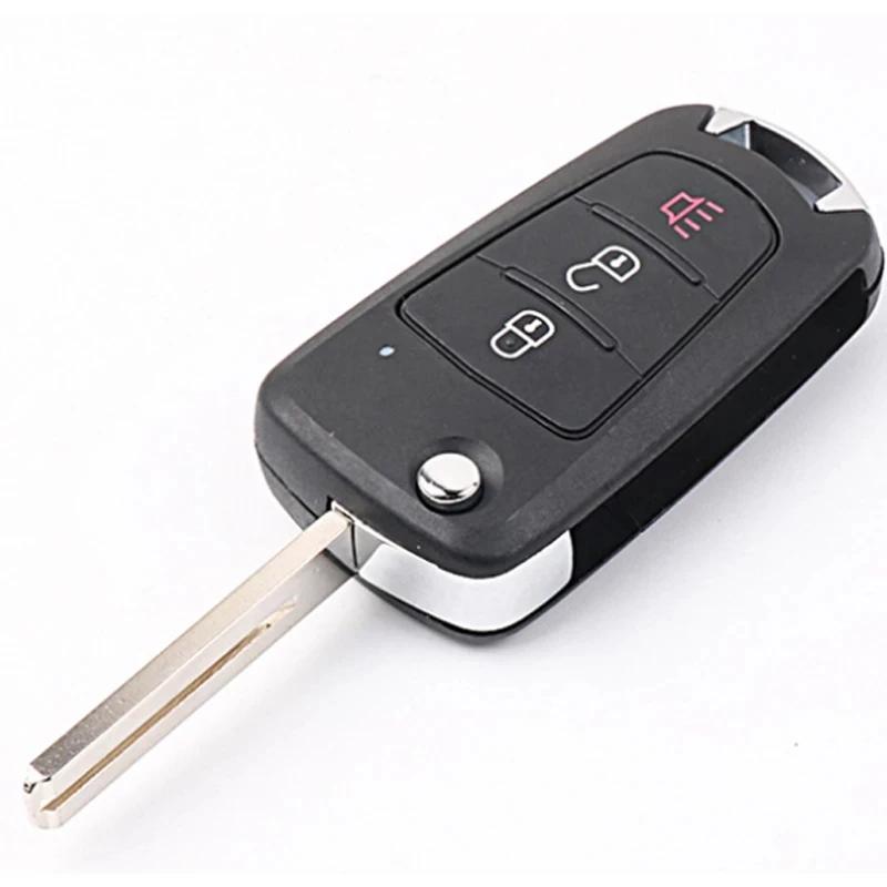 Coque de clé à distance de voiture à 3 boutons, pour GREAT WALL WINGLE STEED 5 6 HAVAL HOVER H5, cou