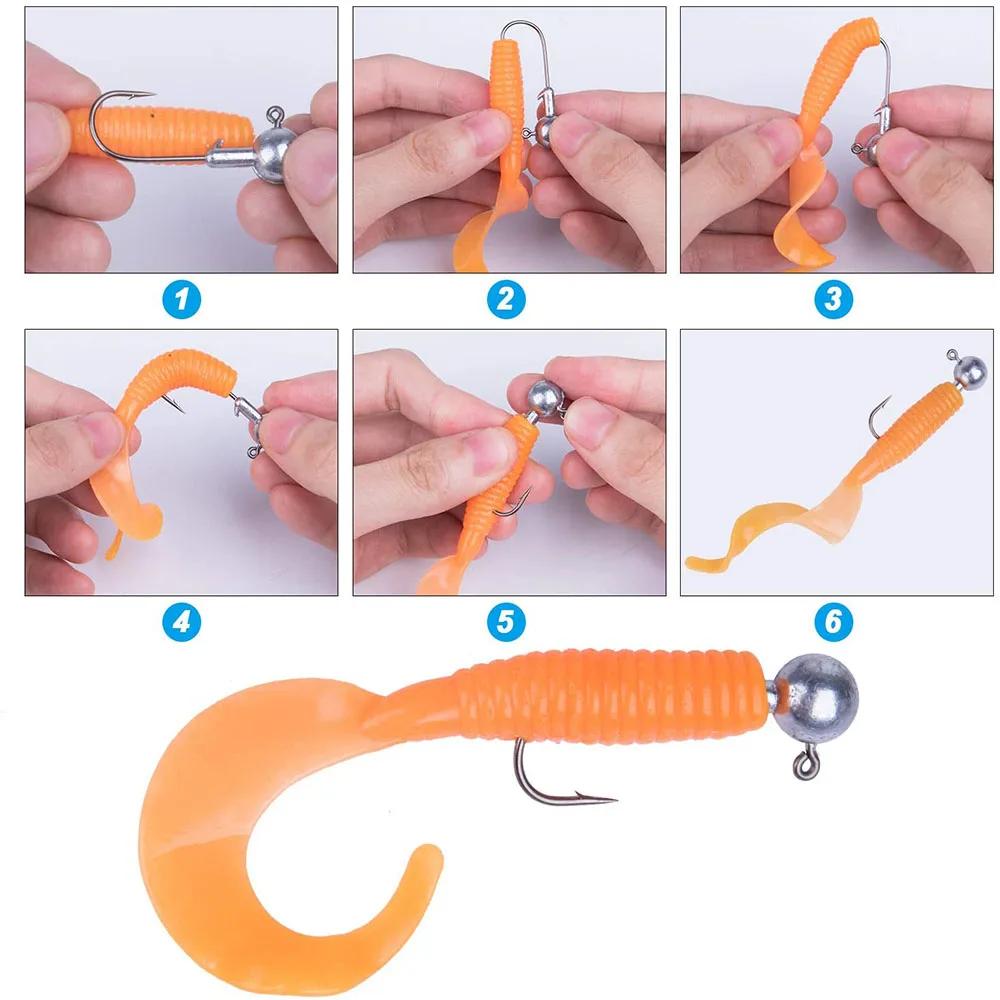 10 pièces/lot tête de gabarit crochet de pêche 3.5g -20g crochet lesté gabarit crochet de pêche doux