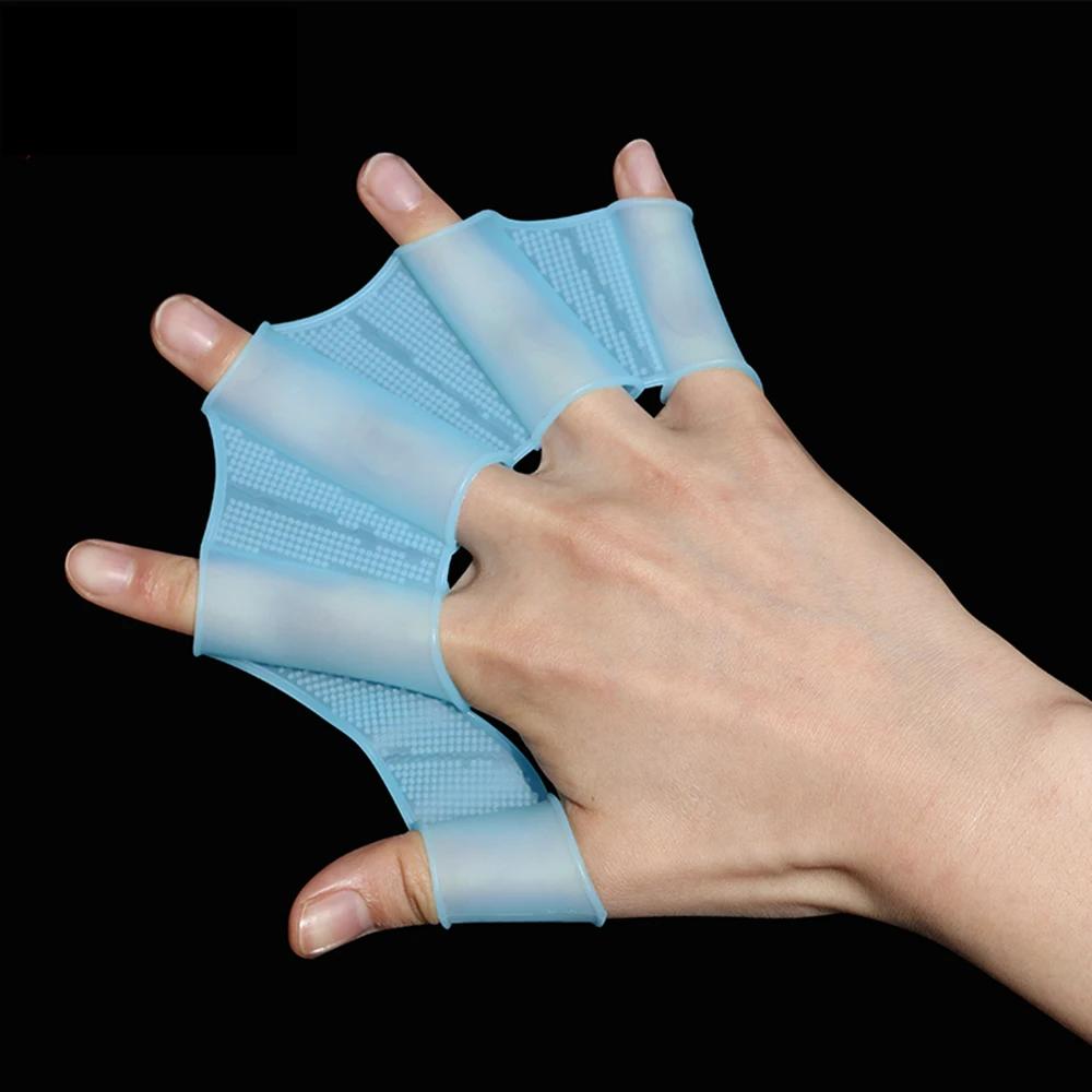 Palmes de natation en silicone pour hommes femmes et enfants, palmes palmées, gants palmées, équipem