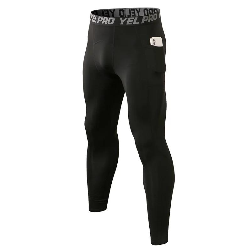 Pantalon fitness homme velours thermique hiver - Legging entraînement course extensible serré