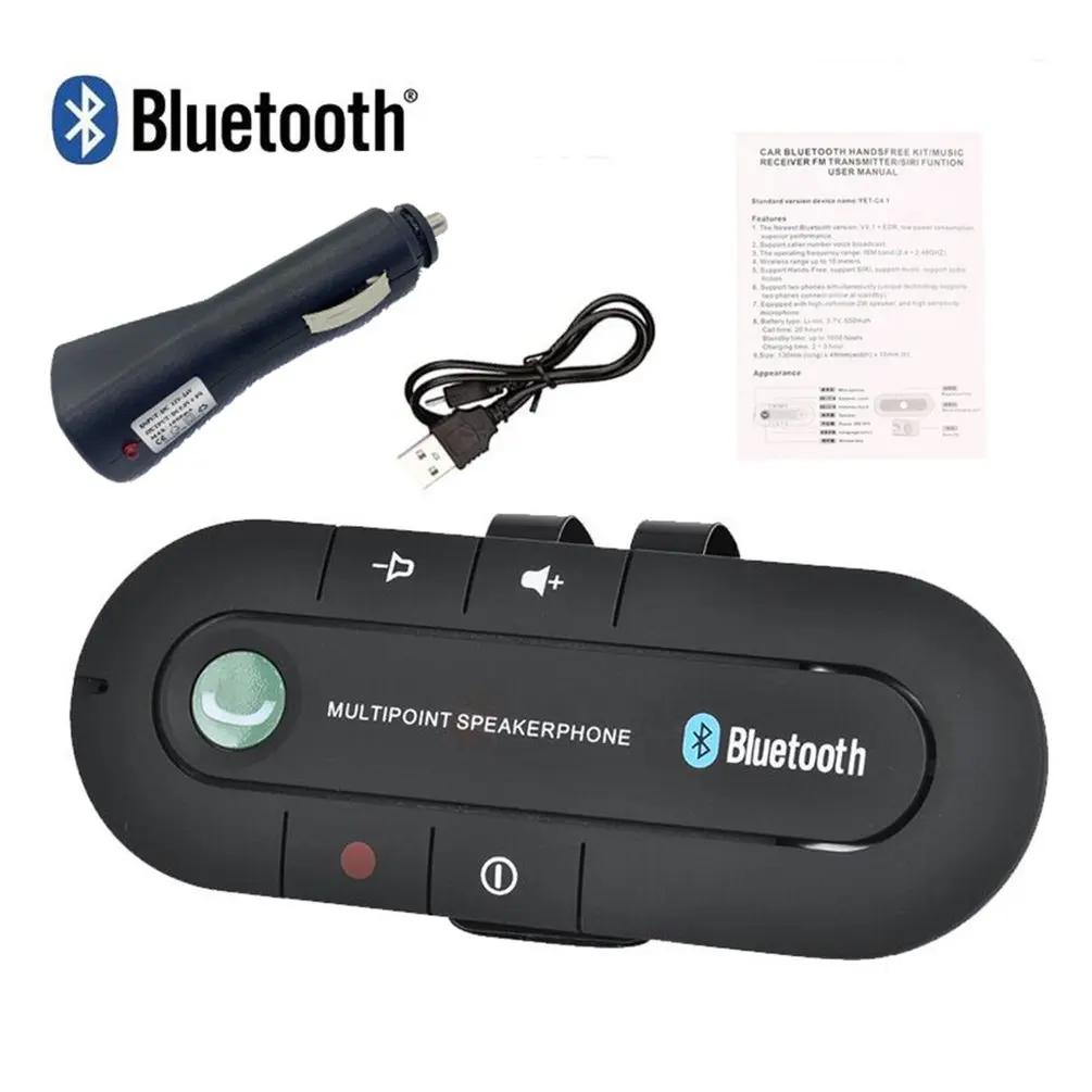 Kit mains libres USB Bluetooth pour voiture, haut-parleur sans fil, téléphone, lecteur de musique MP