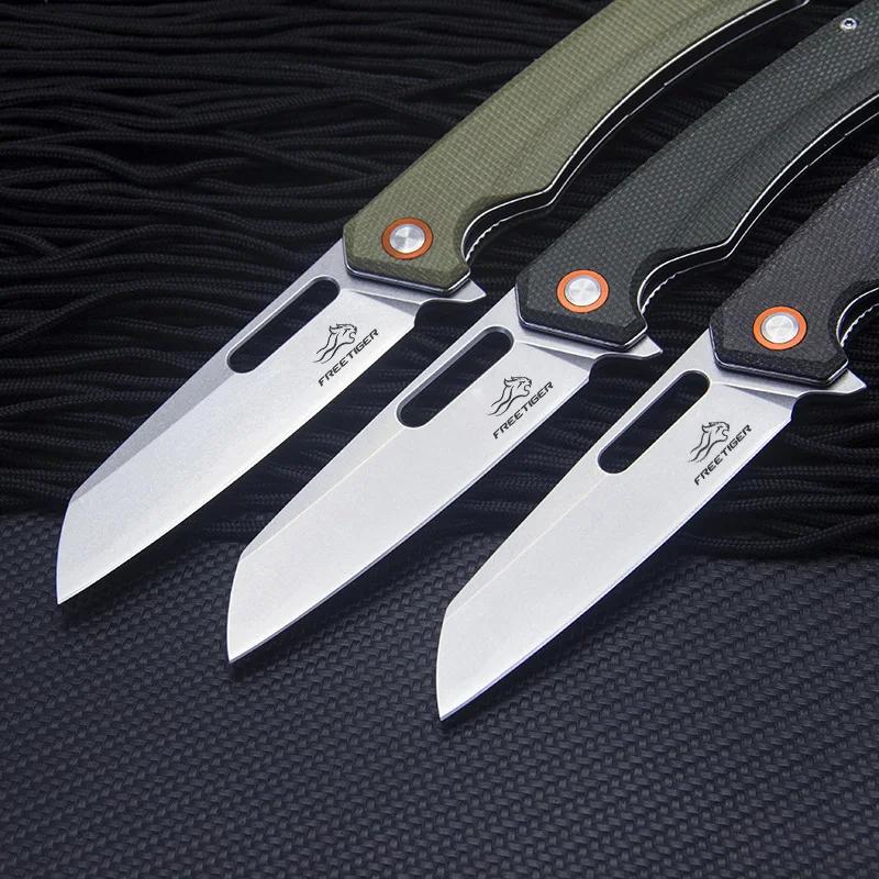 ETIGER FT957 wiches couteau pliant, manche en fibre AREX, camping en plein air, chasse, pêche, rando
