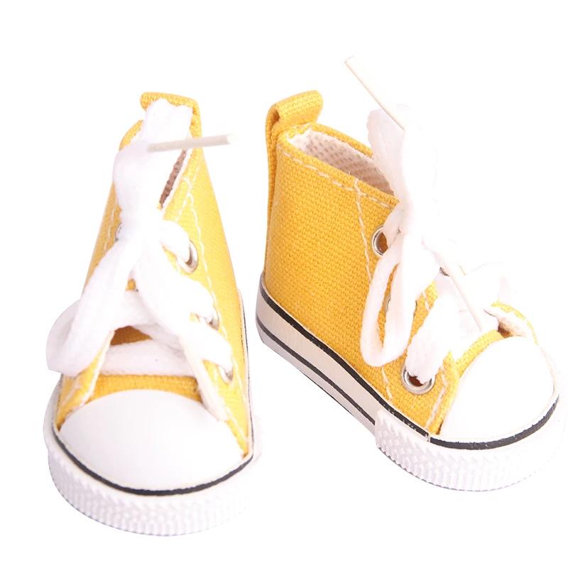 Chaussures en toile pour poupée EXO Nancy, 5cm, faites à la main, 12 couleurs, Mini chaussures en to