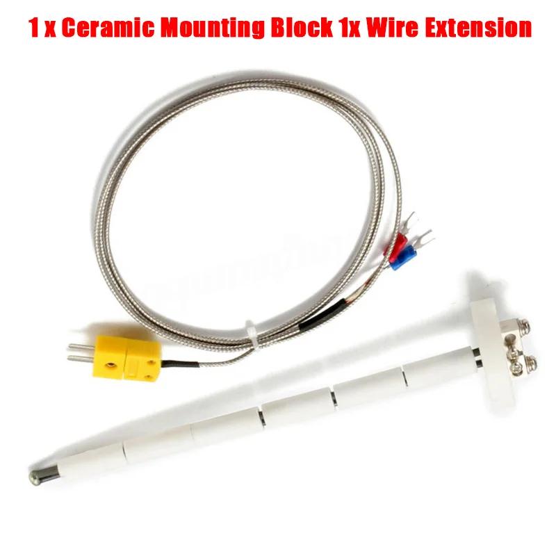 Bloc de Thermocouple universel de Type K, sonde de four en céramique 2372/1300 degrés F/C 11G, outil