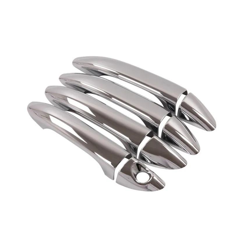 Couvercle chromé de poignée de porte de voiture, garniture de style, superpositions, accessoires pou