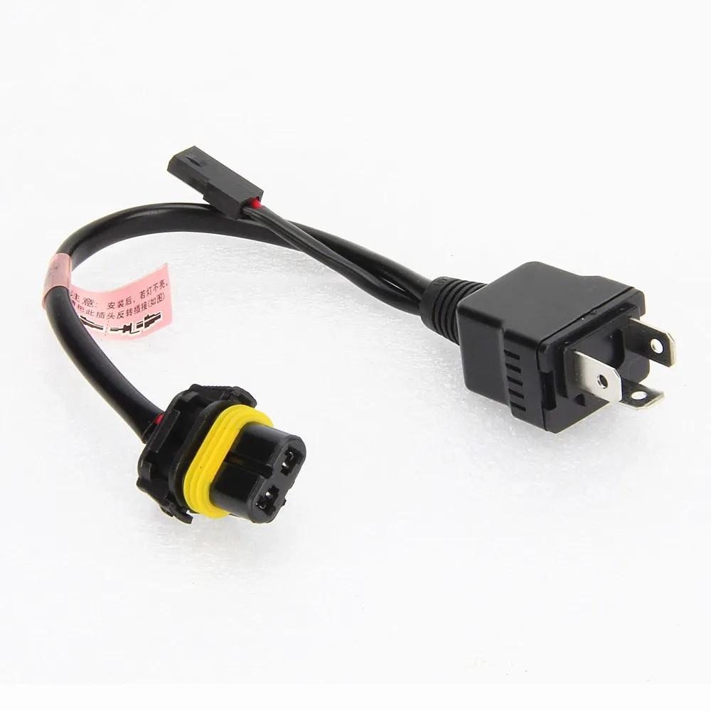 Faisceau de câbles Bi xénon H4 12V, 2 pièces, pour ampoules HID H4 9003 Hi/Lo bi-xénon, contrôleurs 