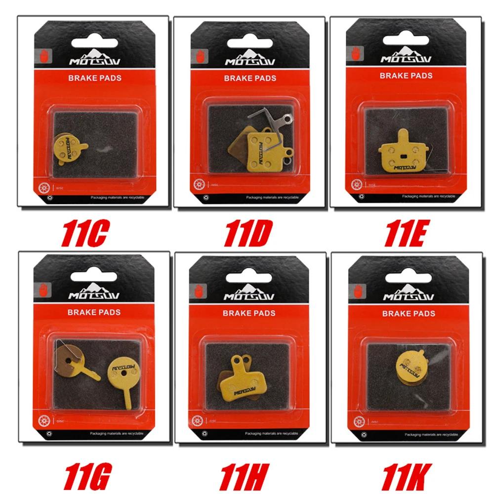 MOTSUV 4 paires 8 pièces disque hydraulique de vélo Base en cuivre toutes les plaquettes de frein en