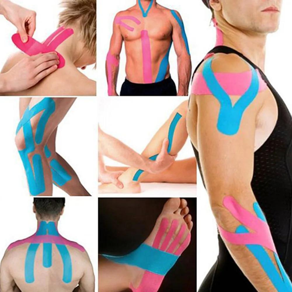 Ruban de kinésiologie imperméable sans latex, bande athlétique pour instituts oto, soutien musculair