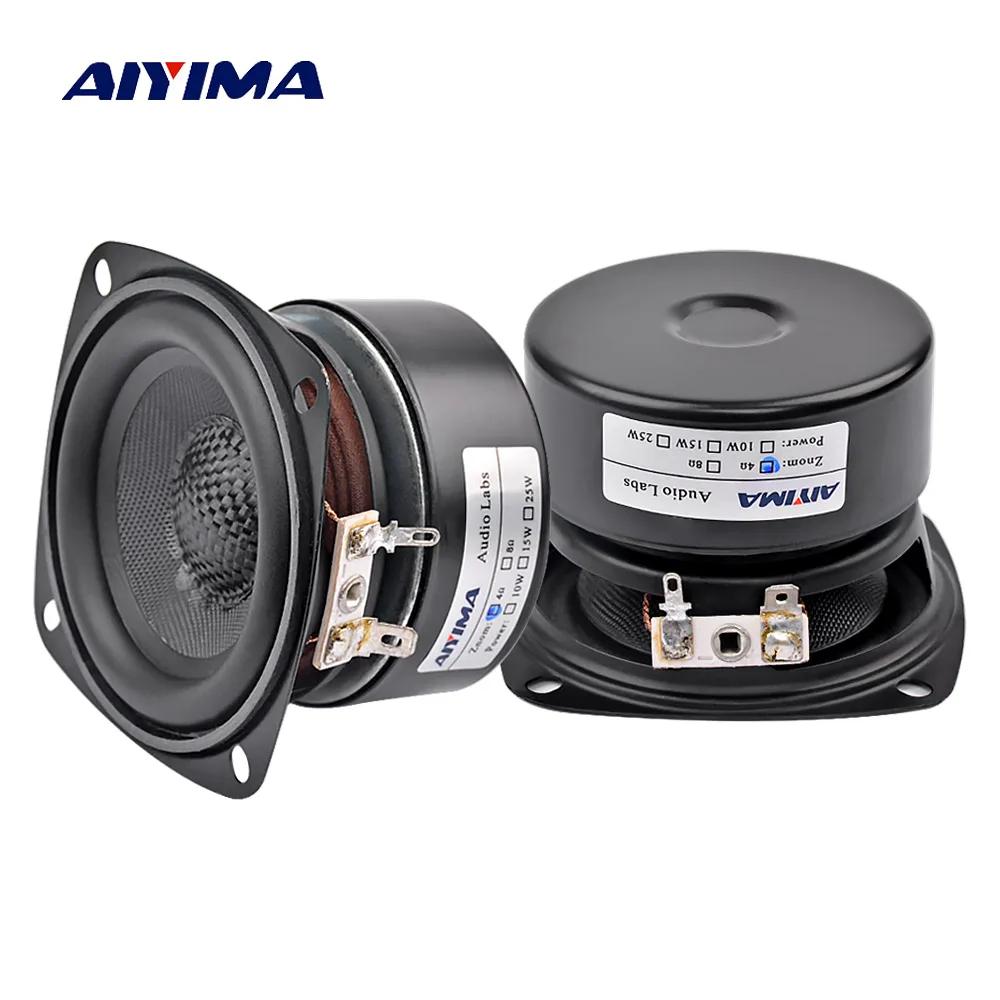 AIYIMA 2 pièces 3 pouces Audio haut-parleurs portables Altavoz Portatil 4 8 Ohm 20 W gamme complète 