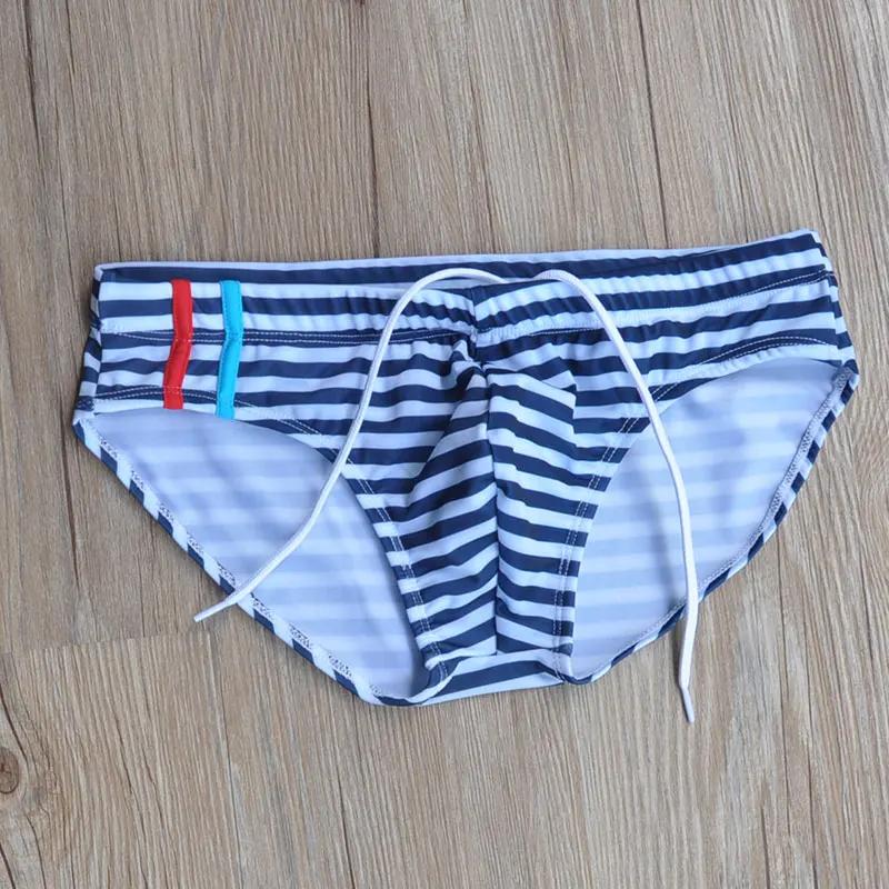 Maillot de bain homme Superbody rayé boxeur confortable pour plage et piscine troncs lisses