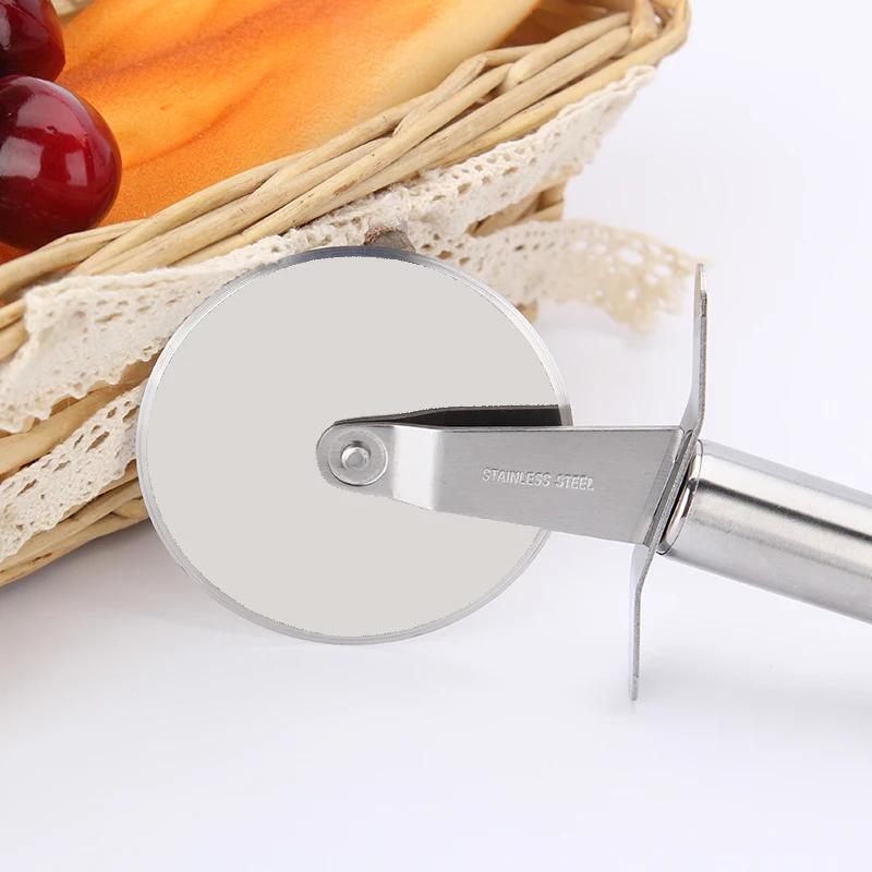 Acier inoxydable Pizza roue unique coupe outils diamètre 6.5 CM ménage Pizza couteau gâteau outils r