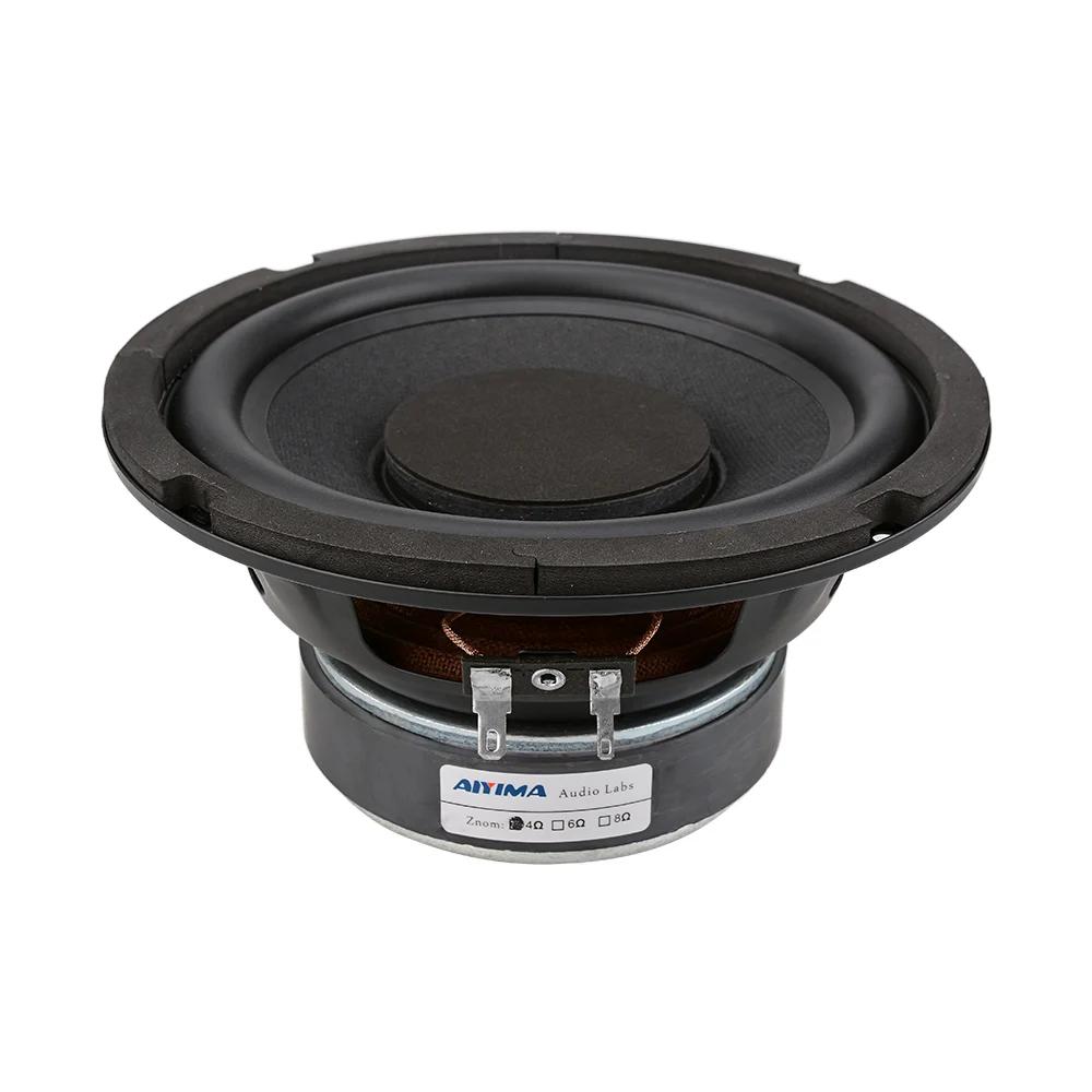 AIYIMA 1 pièce Subwoofer 6,5 pouces 4/8 Ohm 80W Super Bass Woofer Haut-parleur Home Cinéma pour Ence