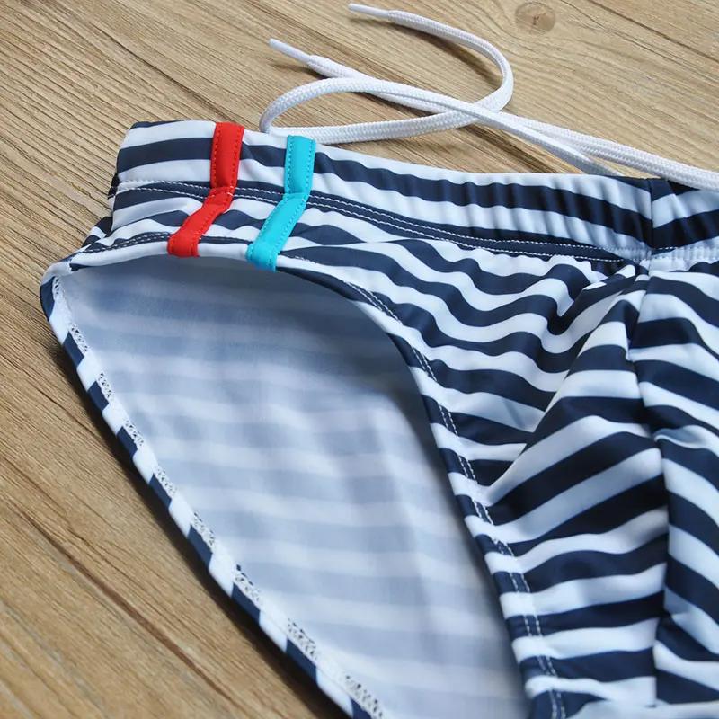 Maillot de bain homme Superbody rayé boxeur confortable pour plage et piscine troncs lisses