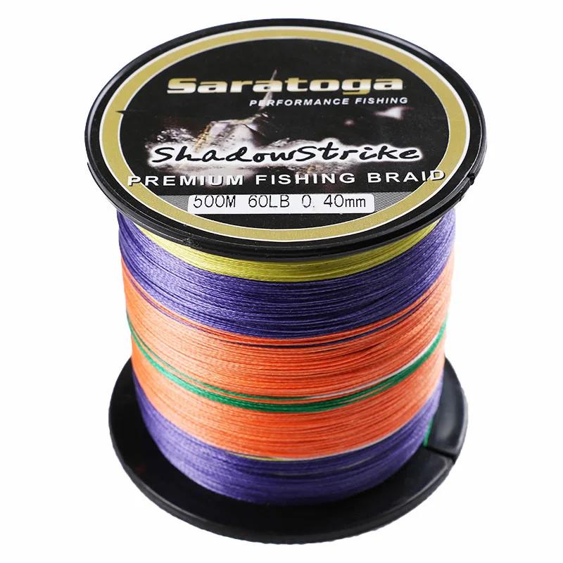 DORISEA Top qualité Saratoga 8 brins 500M ligne de pêche tressée fil de pêche Multifiament