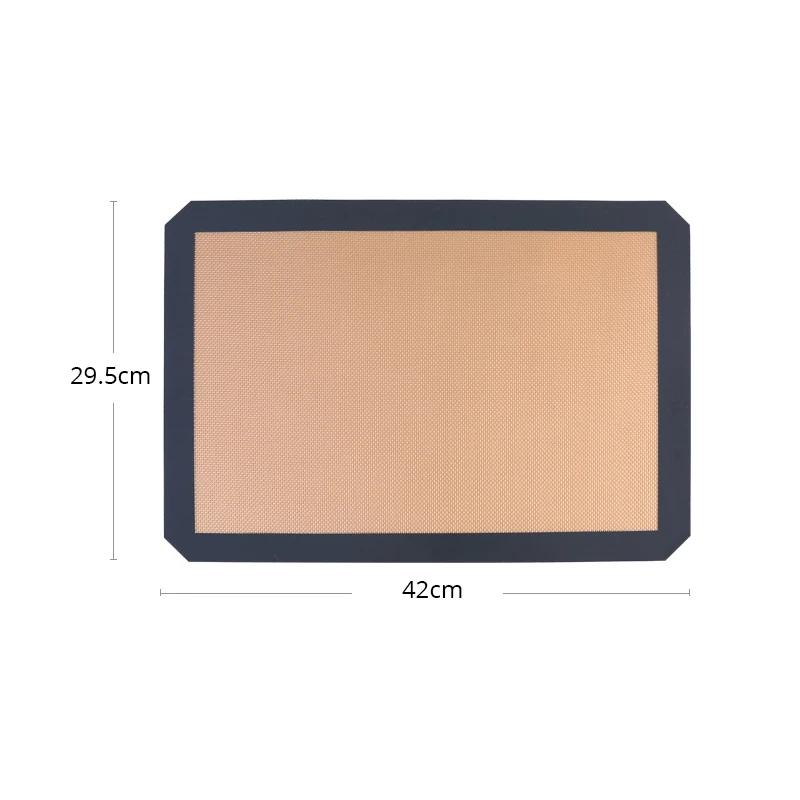 Tapis de cuisson en silicone pour feuille de biscuits – Tapis antiadhésif – Feuilles de doublure de 