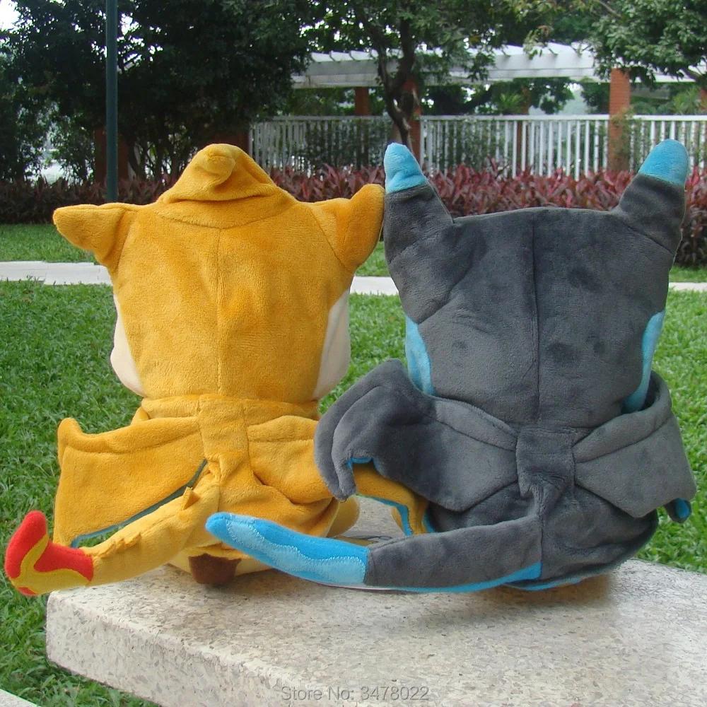 4 Styles Cosplay Pokemon peluche Mega brillant Charizard XY Pikachu cape peluche jouet dessin animé 