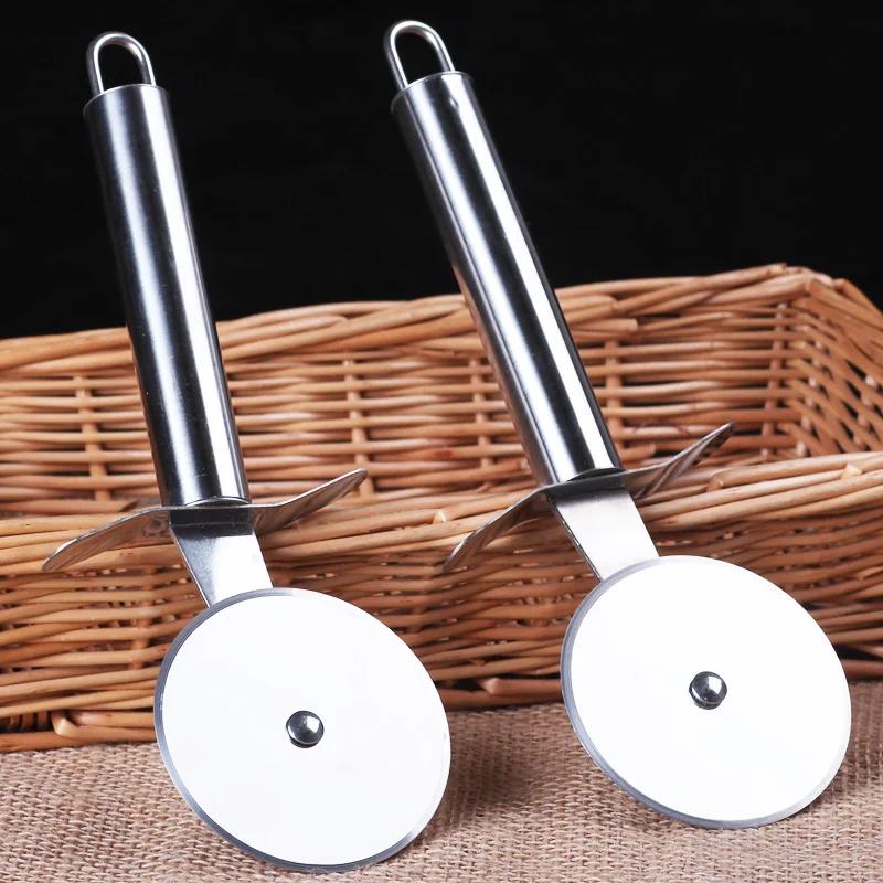 Acier inoxydable Pizza roue unique coupe outils diamètre 6.5 CM ménage Pizza couteau gâteau outils r