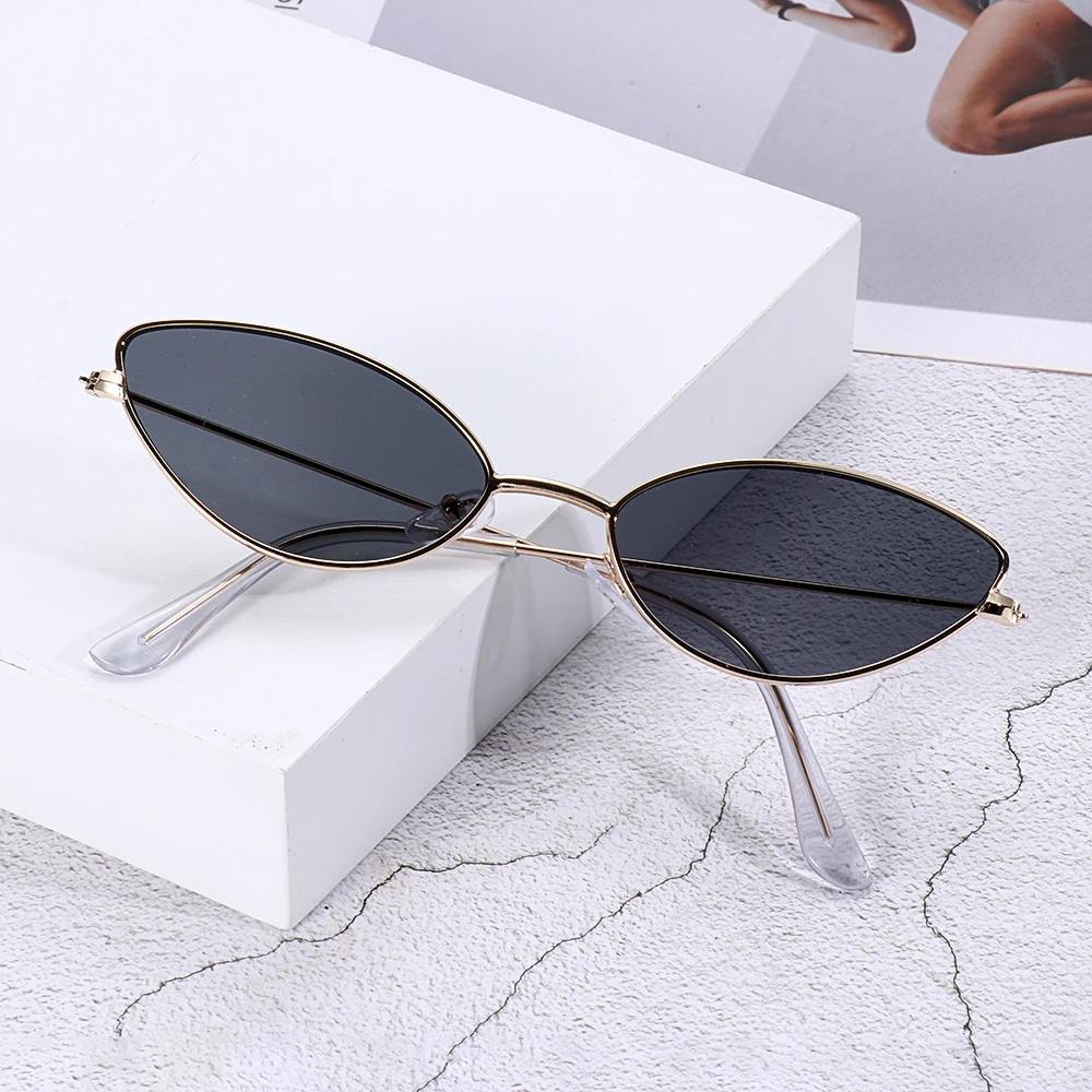 Lunettes de soleil œil de chat vintage pour femmes, petites lunettes de soleil rétro, nuances UV400,