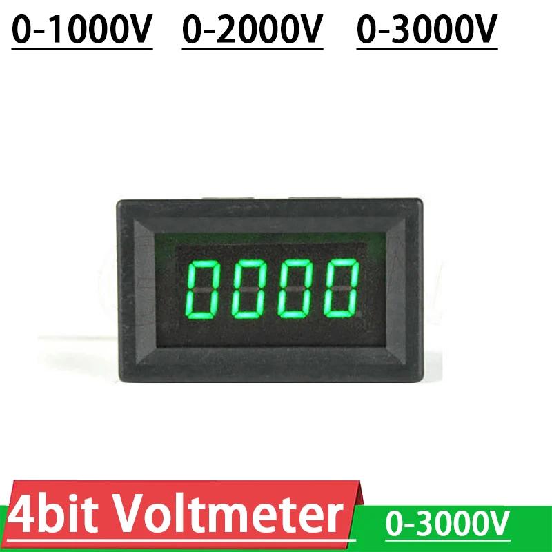 Voltmètre LED 4 bits DC 0-1000V 2000V 3000V, affichage numérique LED de haute précision, voltmètre h