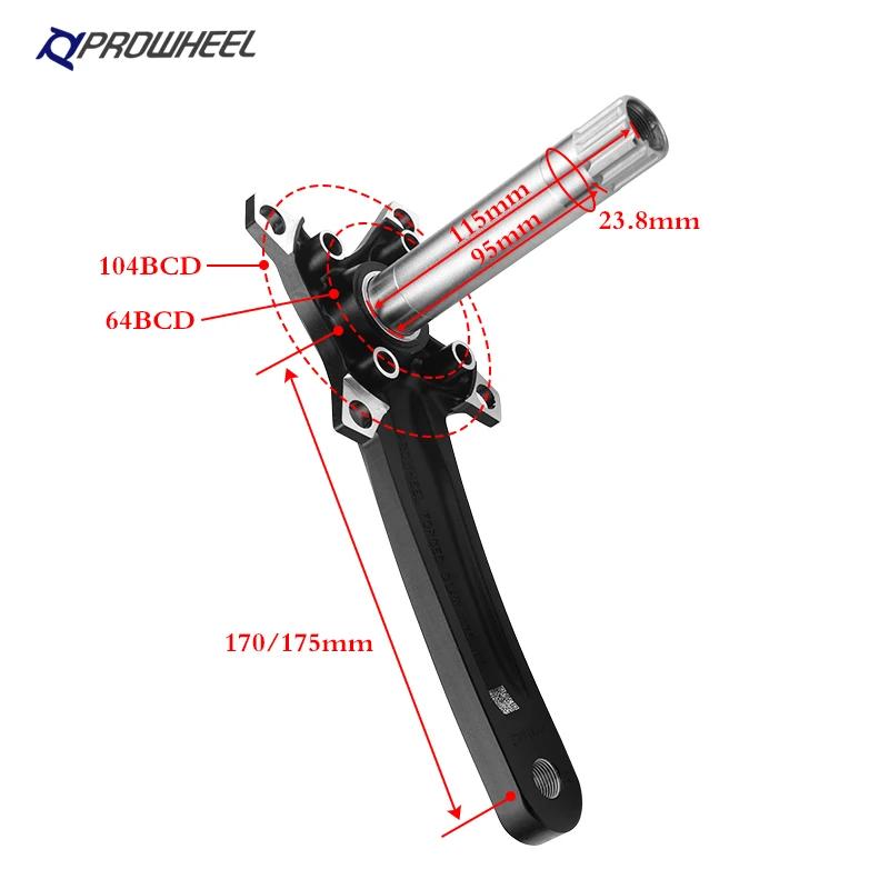 PROWHEEL-Pédalier de vélo de montagne commencerBCD, manivelle et support rapide astronomique, manive