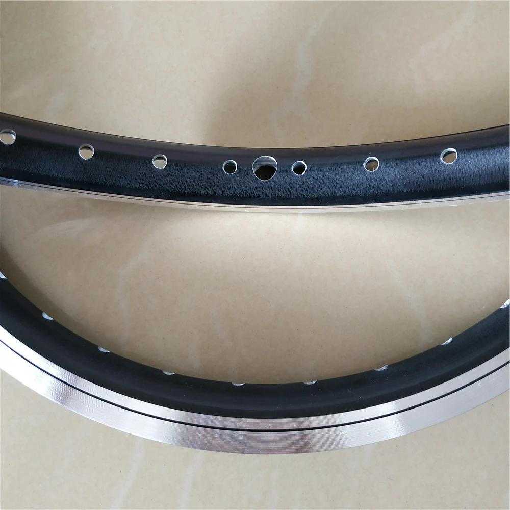Vélo pliant 16 pouces jante 305 Double couche en alliage d'aluminium anneau de vélo 20/28/32/36 trou