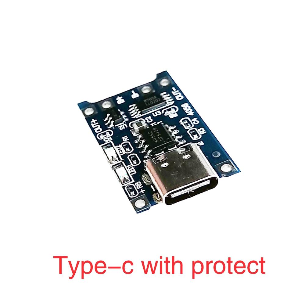 5 pièces type-c/Micro/Mini USB 5V 1A 18650 TP4056 Module de chargeur de batterie au Lithium carte de