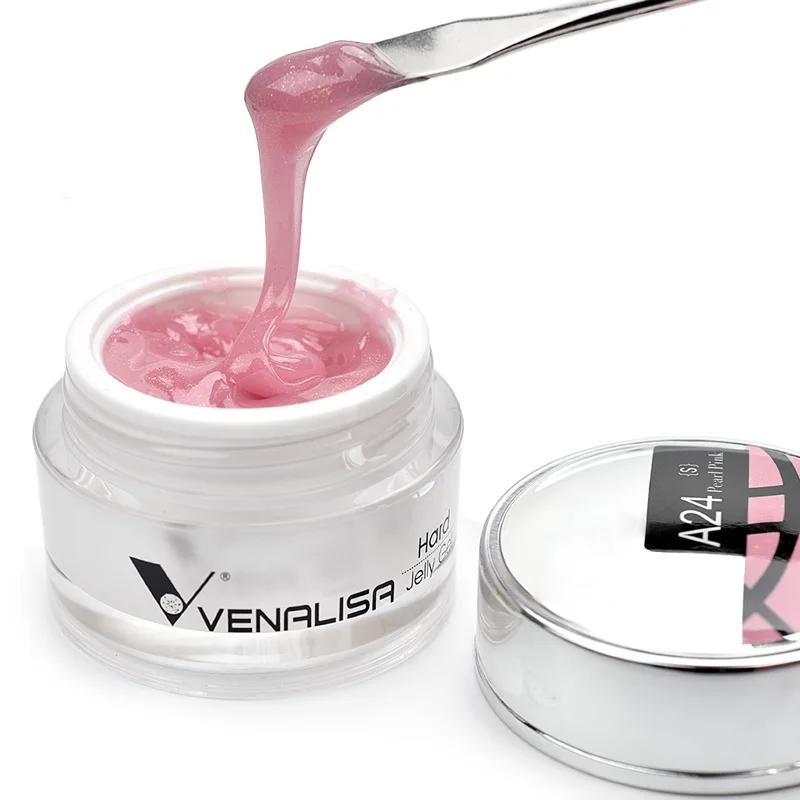 VENALISA Gel d'extension de couleur claire perle Glittle Gel Canni approvisionnement Camouflage fixa