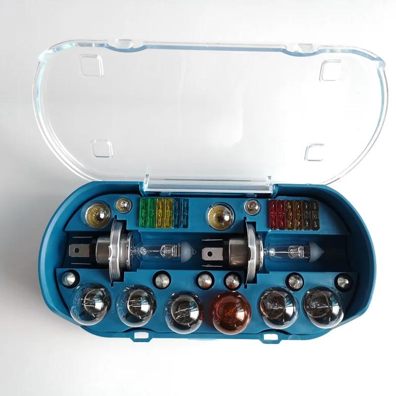 Ensemble combiné d'ampoule halogène 12v, lumières de voiture d'urgence H1 H7 H4, multi-modèle de voy